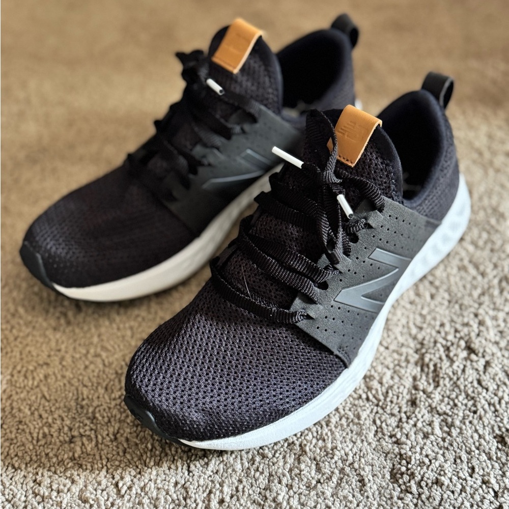 New Balance Fresh Foam Black and White Sneakers